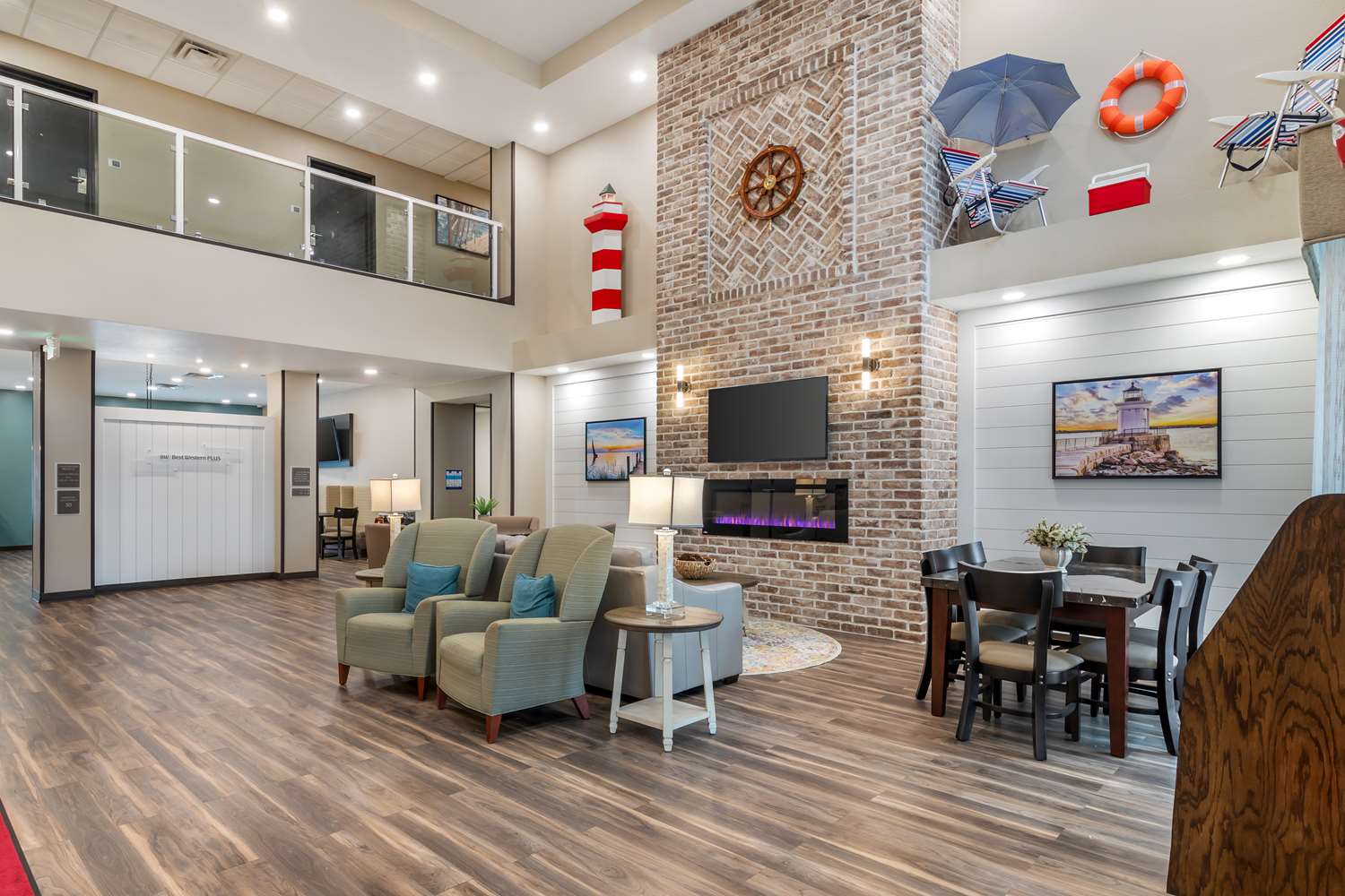 Best Western main lobby painting project photo