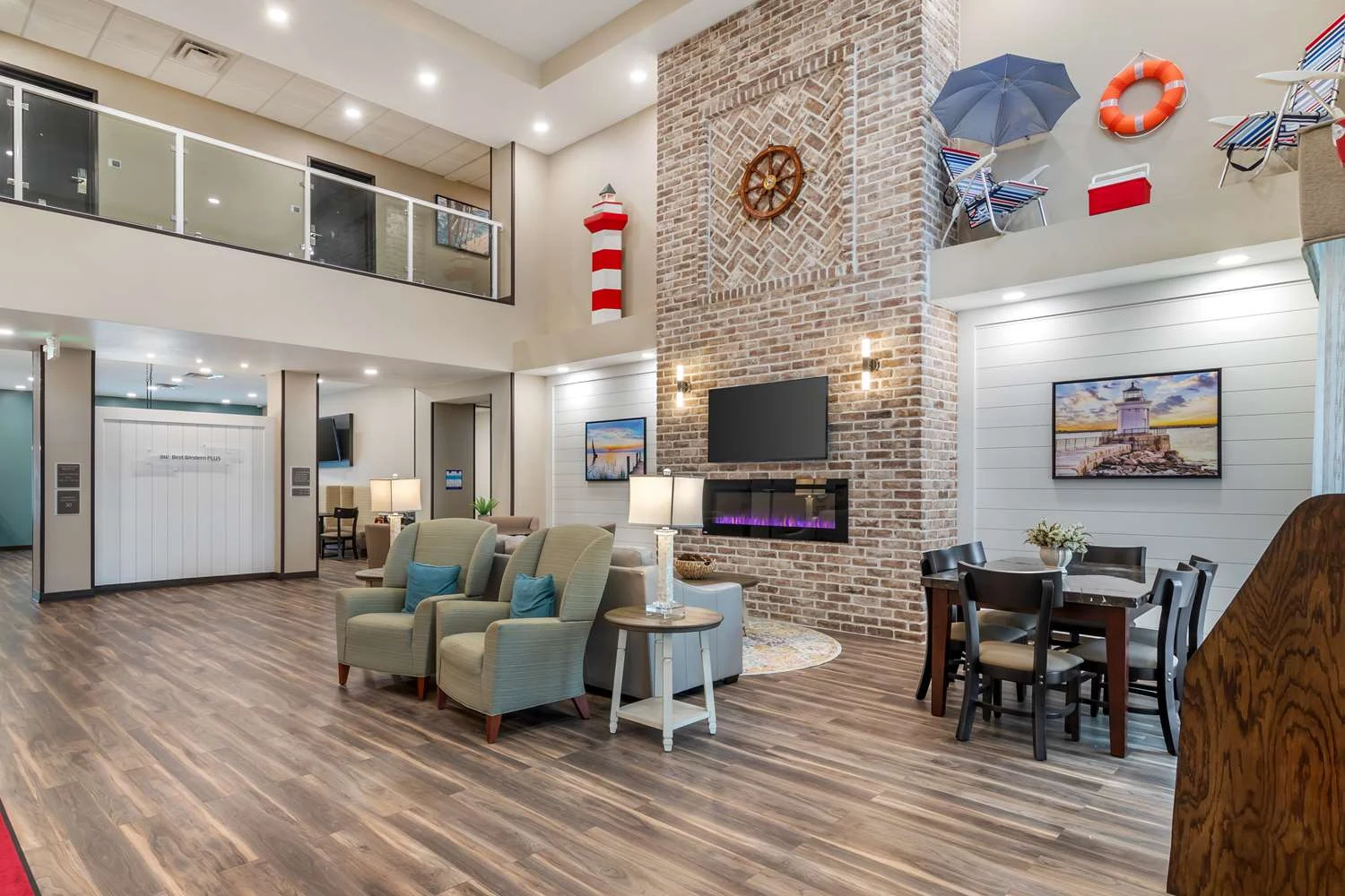 Best Western main lobby painting project photo