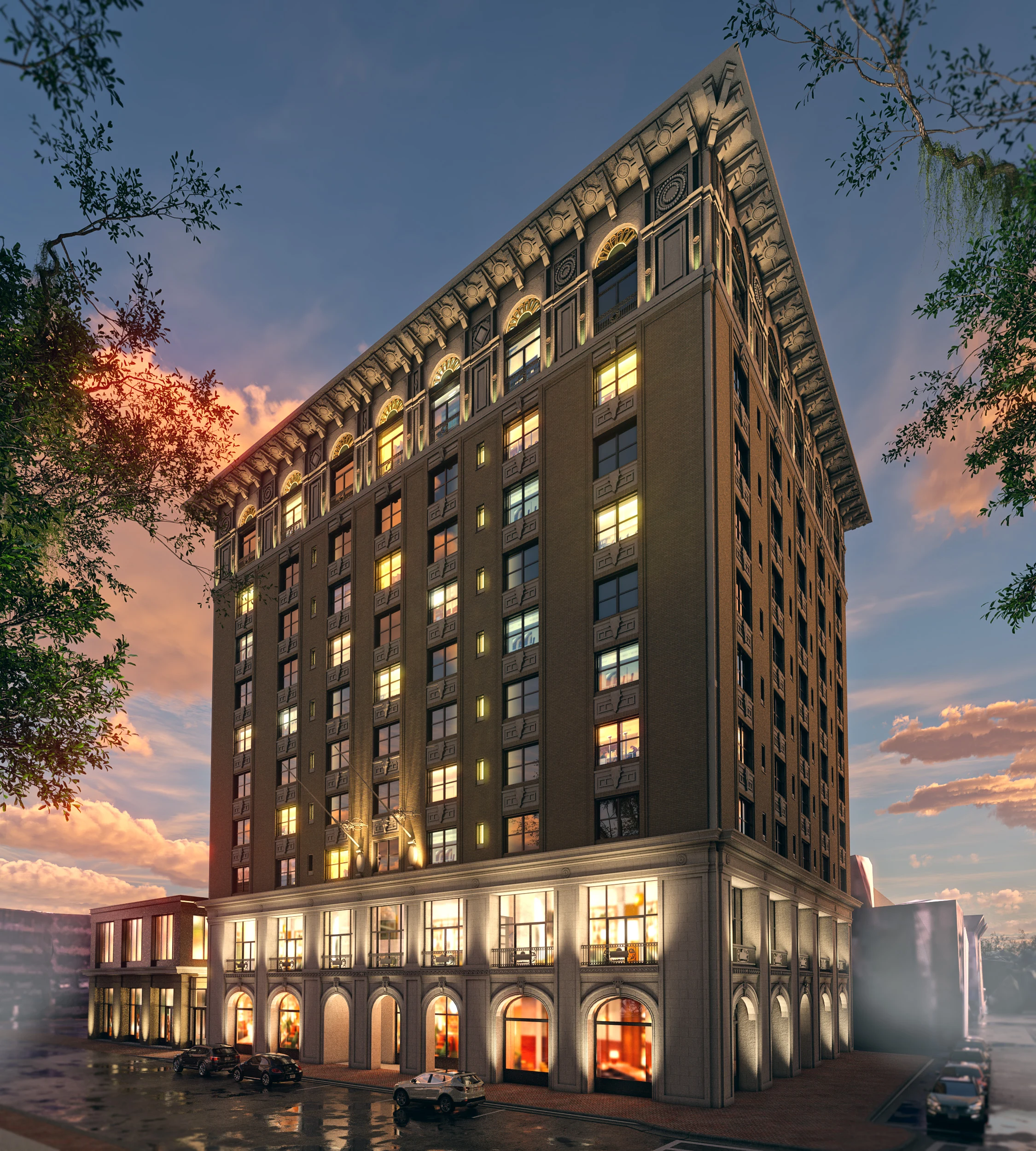 Recess Inn and Club exterior in Savannah, Georgia